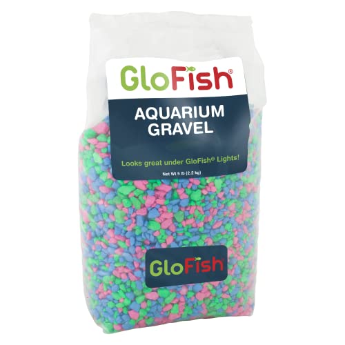 Glofish Aquarium Gravel, Solid Black, 5-Pound Bag