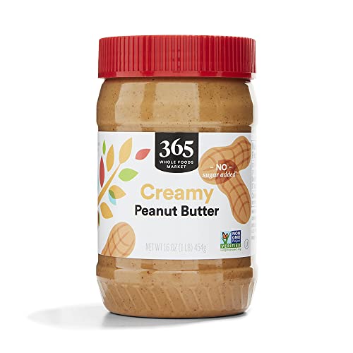 365 by Whole Foods Market, Creamy Peanut Butter With Salt, 16 Ounce