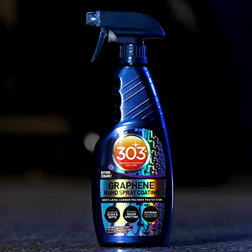 303 Graphene Nano Spray Coating - Next Level Carbon Polymer Protection, Enhances Gloss and Depth, Extreme Hydrophobic Protection, Beyond Ceramic, 15.5oz (30236CSR) Packaging May Vary,Blue