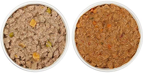 Amazon Brand – Wag Wet Dog Food Cups, Chicken & Beef in Gravy Variety Pack, 3.5oz, 12 pack