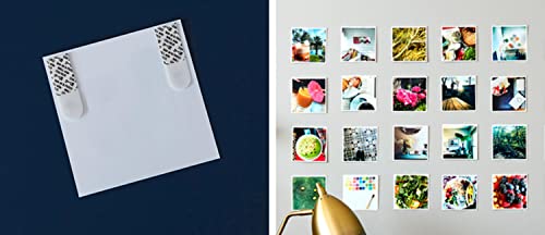 Command Poster Strips, Damage Free Hanging Poster Hangers, Wall Hanging Strips for Back to School Posters, 64 White Command Adhesive Strips