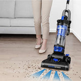 Eureka Lightweight Powerful Upright Vacuum Cleaner for Carpet and Hard Floor, PowerSpeed, New Model,Blue,black/New Model