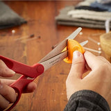 Fiskars Original Orange Handled Scissors - Ergonomically Contoured - 8" Stainless Steel - Paper and Fabric Scissors for Office, and Arts and Crafts