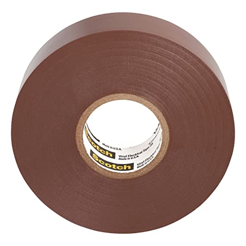 Scotch Vinyl Color Coding Electrical Tape 35, Premium Grade, Flame Retardant, UV Resistant, Electrical and Mechanical Protection, Pink Color, 7 mil, 3/4 in x 66 ft, 100 Rolls