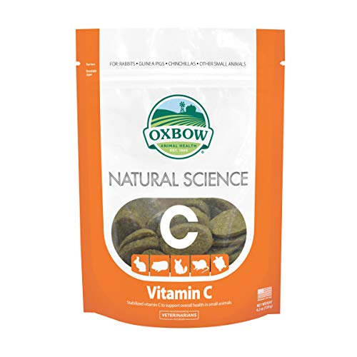 Oxbow Animal Health Natural Science Vitamin C Supplement - Vitamin C for Guinea Pigs and Other Small Animals, 8.4 oz. 11155