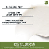 Biolage Strength Recovery Deep Treatment Pack | Moisturizing & Repairing Hair Mask | For All Damaged Hair Types | Vegan | Cruelty-Free | Infused with Vegan Squalane | 3.4 Fl. Oz