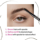 Wet n Wild Ultimate Brow Micro Eyebrow Retractable Pencil, Soft Brown, Ultra Fine 1.5mm Tip, Draws Tiny Brow Hairs