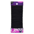 Goody Hair Womens Braided Hair Elastics Black 4mm for Medium Hair, 32 Count (Pack of 1)