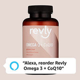 Amazon Brand - Revly Omega 3-6-9 Complex of Fish, Flaxseed and Borage Oil - EPA & DHA Omega-3 fatty acids - 60 Softgels, 2 Month Supply