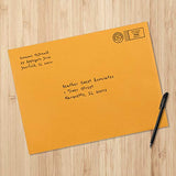Amazon Basics 10 x 13-Inch Clasp Kraft Envelopes, Gummed, 100-Pack