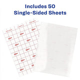 Avery Clear Laminating Sheets, 9" x 12", Permanent Self-Adhesive, 10 Sheets (73603)