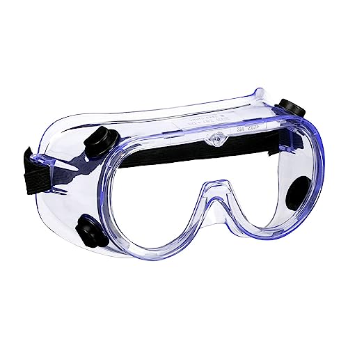 3M Chemical Splash/Impact Resistant Safety Goggle, 1/Pack