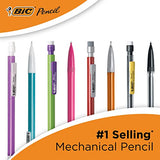 BIC Xtra-Smooth Mechanical Pencils With Erasers, Medium Point (0.7mm), 10-Count Pack, Mechanical Pencils for School or Office Supplies (MPP101-BLK)