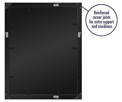 Americanflat 20x30 Poster Frame in Black with Polished Plexiglass - Horizontal and Vertical Formats, Included Hanging Hardware