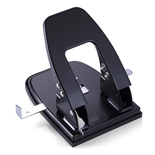 Standard 2 Hole Paper Punch, 30 Sheets Capacity, Black (90079)