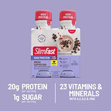 SlimFast Advanced Energy High Protein Meal Replacement Shake, Rich Chocolate, 20g of Ready to Drink Protein with Caffeine, 11 Fl. Oz Bottle, 4 Count (Pack of 3) (Packaging May Vary)