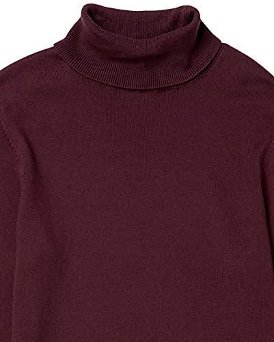 Amazon Essentials Women's Classic-Fit Lightweight Long-Sleeve Turtleneck Sweater (Available in Plus Size), Burgundy, Medium