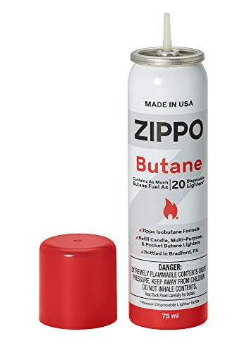 Zippo 3807 Butane Fuel, 75 ml Packaging May Vary