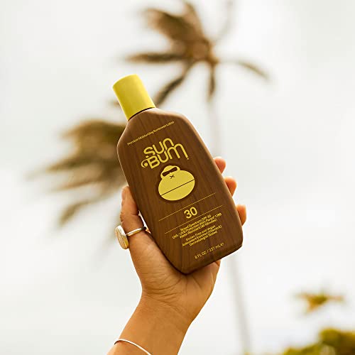 Sun Bum Original SPF 30 Sunscreen Lotion | Vegan and Hawaii 104 Reef Act Compliant (Octinoxate & Oxybenzone Free) Broad Spectrum Moisturizing UVA/UVB Sunscreen with Vitamin E | 8 oz