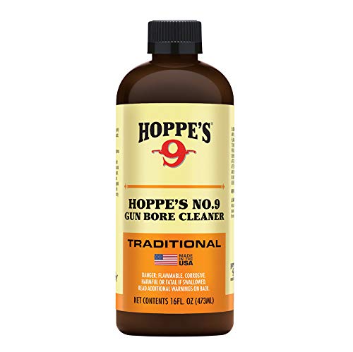 Hoppes No. 9 Gun Bore Cleaner, 16 oz. Bottle (packaging may vary)