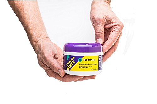 Chamois Buttr Eurostyle Anti-Chafe Cream for Road, Gravel, Mountain Bike, 8 ounce jar, Cycling Plastic