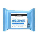Neutrogena Fragrance-Free Makeup Remover Wipes, Daily Facial Cleanser Towelettes, Gently Removes Oil & Makeup, Alcohol-Free Makeup Wipes, 25 ct