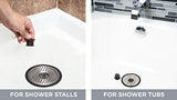 ShowerShroom SHSULT755 Ultra Revolutionary Shower Hair Catcher Drain Protector, No Size, Stainless