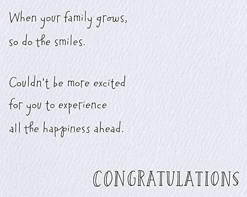 American Greetings Baby Shower Card (Smiles Grow)