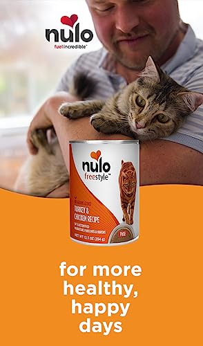 Nulo Freestyle Cat & Kitten Wet Pate Canned Cat Food, Premium All Natural Grain-Free, with 5 High Animal-Based Proteins and Vitamins to Support a Healthy Immune System and Lifestyle