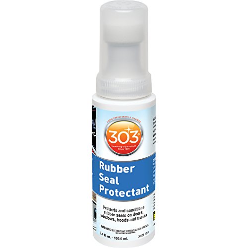 303 Rubber Seal Protectant - Protects And Conditions Seals On Doors, Windows, Hoods, Trunks Rejuvenates Color Old Seals, 3.4 fl. oz. (30324)