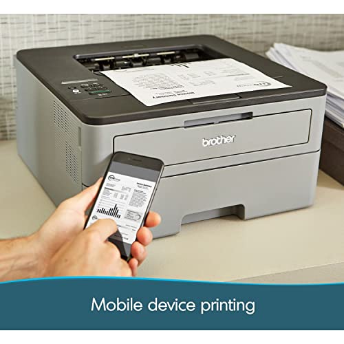 Brother Compact Monochrome Laser Printer, HL-L2350DW, Wireless Printing, Duplex Two-Sided Printing, Includes 4 Month Refresh Subscription Trial and Amazon Dash Replenishment Ready