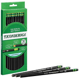 Ticonderoga Wood-Cased Pencils, 2 HB Soft, Black, 24 Count
