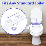 Greenco Bidet Attachment for Toilet Water Sprayer for Toilet Seat, Easy-to-Install, Non-Electric Bidet with Adjustable Fresh Water Jet Spray, Bidets for Existing Toilets - Accessories & Instructions