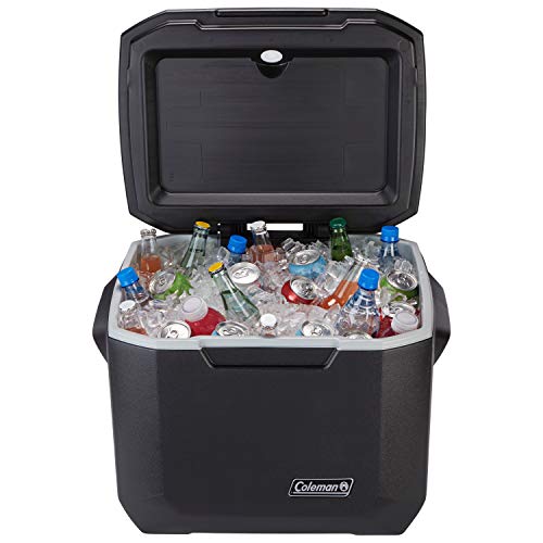 Coleman Portable Rolling Cooler | 50 Quart Xtreme 5 Day Cooler with Wheels | Wheeled Hard Cooler Keeps Ice Up to 5 Days