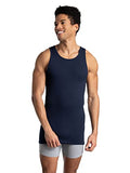 Fruit of the Loom Men's Tag-Free Tank A-Shirt, 6 Pack-Assorted Colors, X-Large