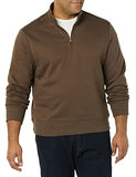 Amazon Essentials Men's Long-Sleeve Quarter-Zip Fleece Sweatshirt, Light Grey, X-Large