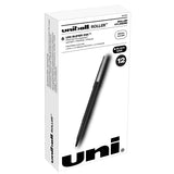 Uniball Roller Grip 12 Pack in Blue, 0.5mm Micro Rollerball Pens, Try Gel Pens, Colored Pens, Office Supplies, Colorful Pens, Blue Pens Ballpoint, Pens Fine Point Smooth Writing Pens