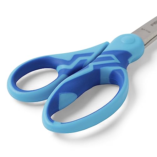 Fiskars 7 SoftGrip Student Scissors for Kids 12-14 - Scissors for School or Crafting - Back to School Supplies - Color May Vary