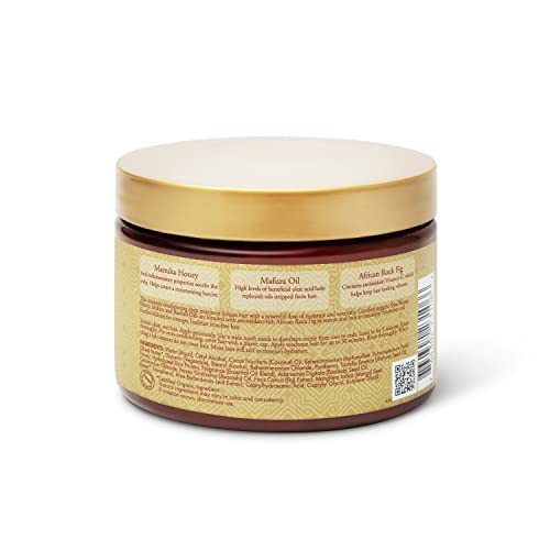 SheaMoisture Intensive Hydration Hair Masque Manuka Honey & Mafura Oil For Dry, Damaged Hair Deep Conditioning Hair Treatment 11.5 oz