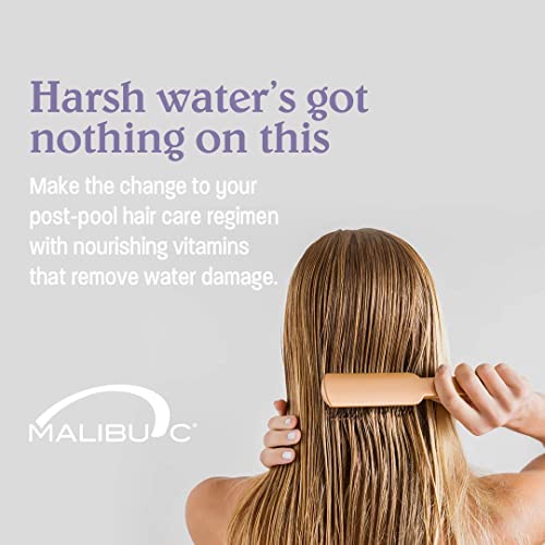 Malibu C Swimmers Wellness Hair Remedy (1 Packet) - Prevents and Protects Hair Discoloration from Chlorine & Pool Elements - Hydrating Vitamin C Complex for Healthier Hair