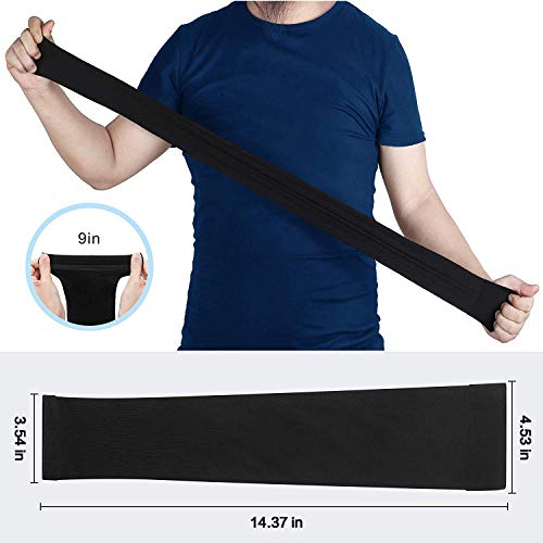 Feeke Arm Sleeves for Men and Women, Sleeves to Cover Arms for Men and Women, Black-4 Pairs Anti-Slip Compression Sun Sleeves for Cycling Running Outdoor Sports, Black-4 Pairs