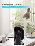 BLACK+DECKER Turbo Desk Fan – Electric Portable 7 Inch Table Fan with Adjustable Tilt for Quiet Cooling, Black
