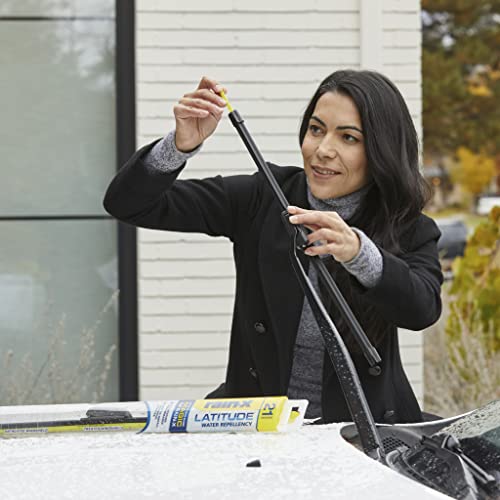 Rain-X 810166 Latitude 2-In-1 Water Repellent Wiper Blades, 20 Inch Windshield Wipers (Pack Of 2), Automotive Replacement Windshield Wiper Blades With Patented Rain-X Water Repellency Formula