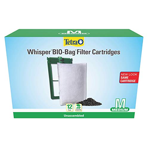 Tetra Whisper Bio-Bag Filter Cartridges For Aquariums, Large, 12-Count - Unassembled