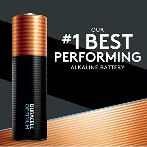 Duracell Optimum AAA Batteries with Power Boost Ingredients, 12 Count Pack Double A Battery with Long-lasting Power, All-Purpose Alkaline AA Battery for Household and Office Devices