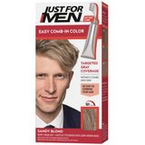 Just For Men Easy Comb-In Color Mens Hair Dye, Easy No Mix Application with Comb Applicator - Sandy Blond, A-10, Pack of 1