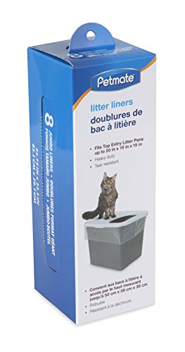 Petmate Top Entry Litter Cat Litter Box With Filter Lid To Clean Paws, Made in USA
