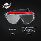 3M GoggleGear 500 Series GG501SGAF, Clear Scotchgard Anti-fog lens