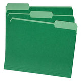 Amazon Basics File Folders, Letter Size, 1/3 Cut Tab, Red, 36-Pack