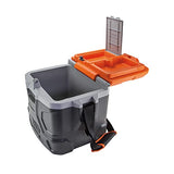 Klein Tools 55600 Work Cooler, 17-Quart Lunch Box Holds 18 Cans, Keeps Cool 30 Hours, Seats 300 Lb, Tradesman Pro Tough Box